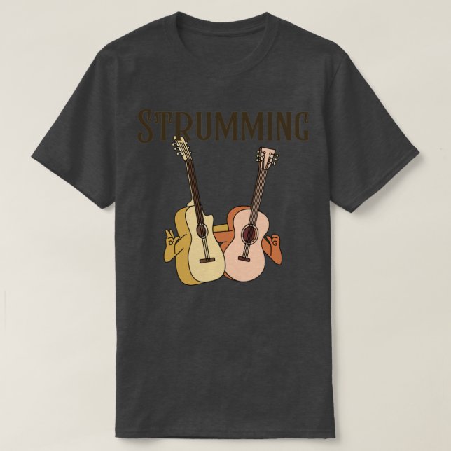 Strumming T Shirt (Design framsida)