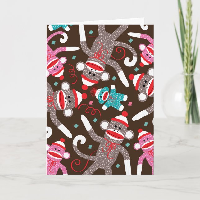 Strumpa apa kort (Framsida)