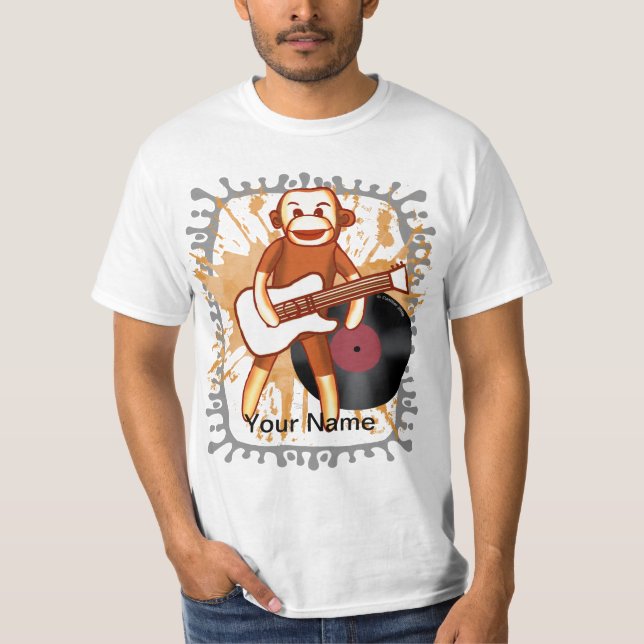 Strumpa Apa Rock and Roll t-shirt  (Framsida)