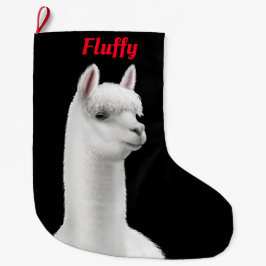 Strumpa för anpassade för julvitAlpaca