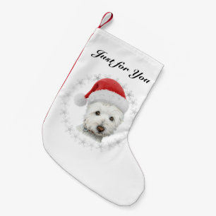 Strumpa för konst för julWestie hund