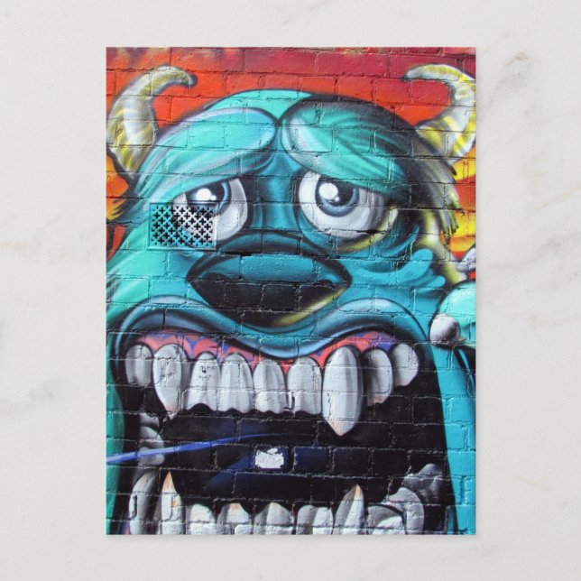 strumpaffären melbourne monster vykort (Framsida)