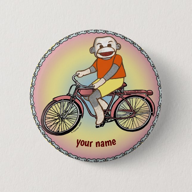  Strumpapa Cykel Knapp (Framsida)
