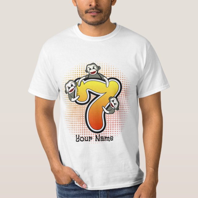 Strumpapa Nr 7 T-Shirt (Framsida)