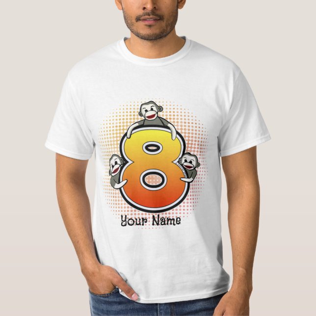 Strumpapa Nr 8 T-Shirt (Framsida)
