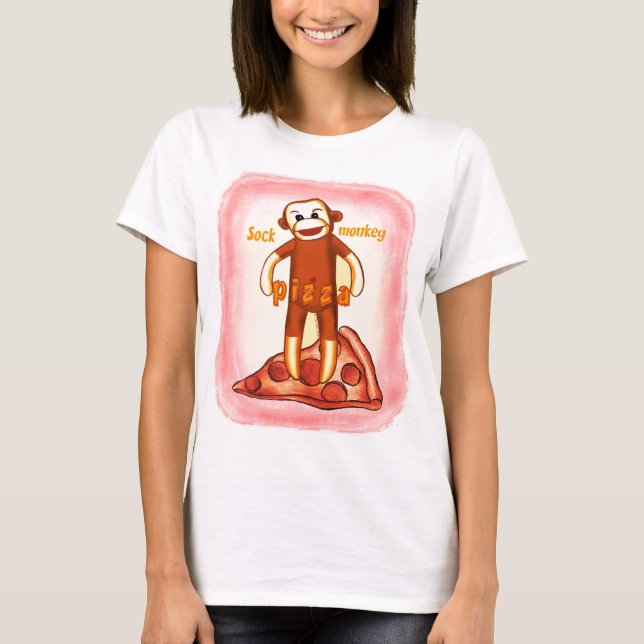 Strumpapa Pizza T-Shirt (Framsida)