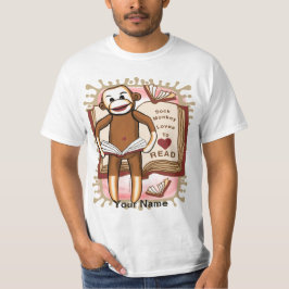 Strumpapa som läser T-Shirt