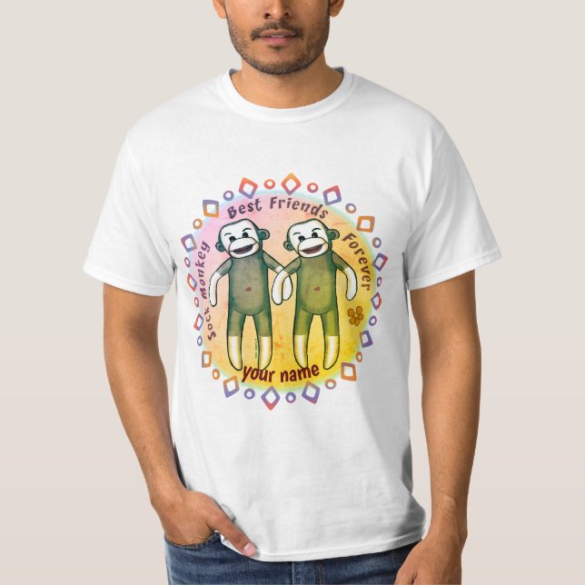 Strumpapa Vänner T Shirt (Framsida)