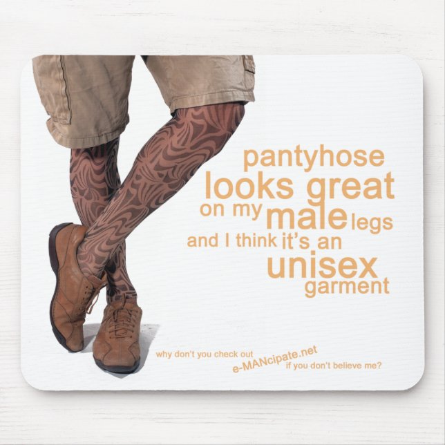 Strumpbyxorlooks som är underbara på mitt male ben musmatta (Framsidan)