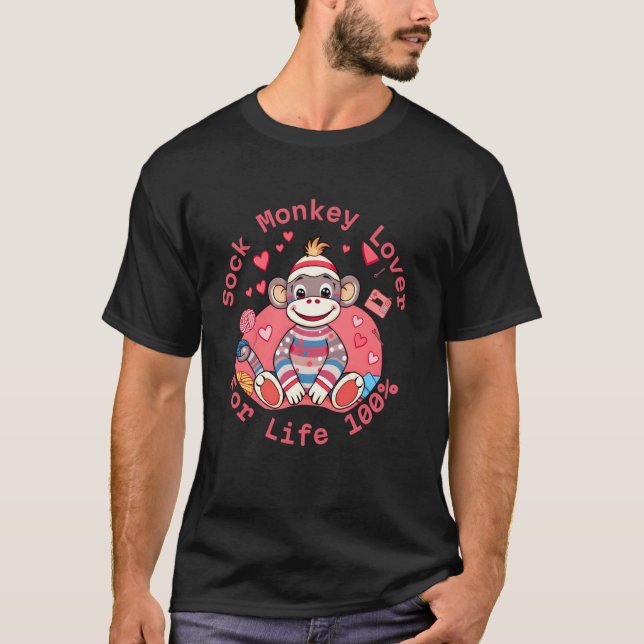Strumpmonkey älskare för livet 100 - Strumpmonkey  T Shirt (Framsida)