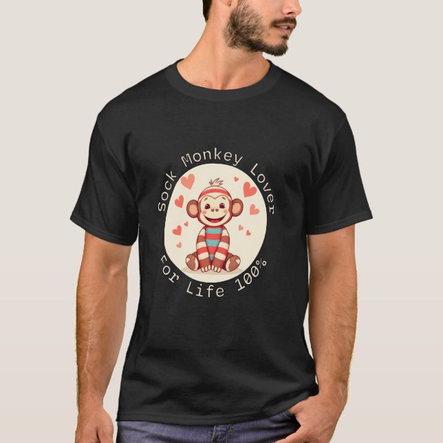 Strumpmonkey älskare för livet 100 - Strumpmonkey  T Shirt (Framsida)