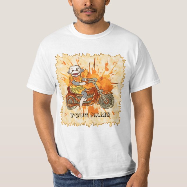 Strumpmonkey cyklist t shirt (Framsida)