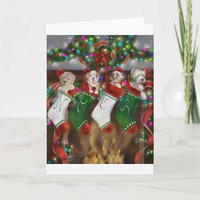 Strumporna hängdes helgkort (Framsida)