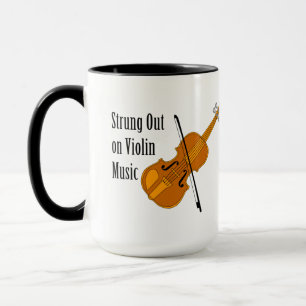 Strung ut ur fiolin mugg