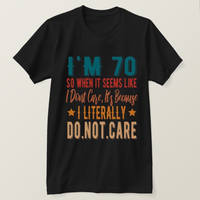 Strunt samma - 70:e födelsedag 1951 t shirt (Design framsida)