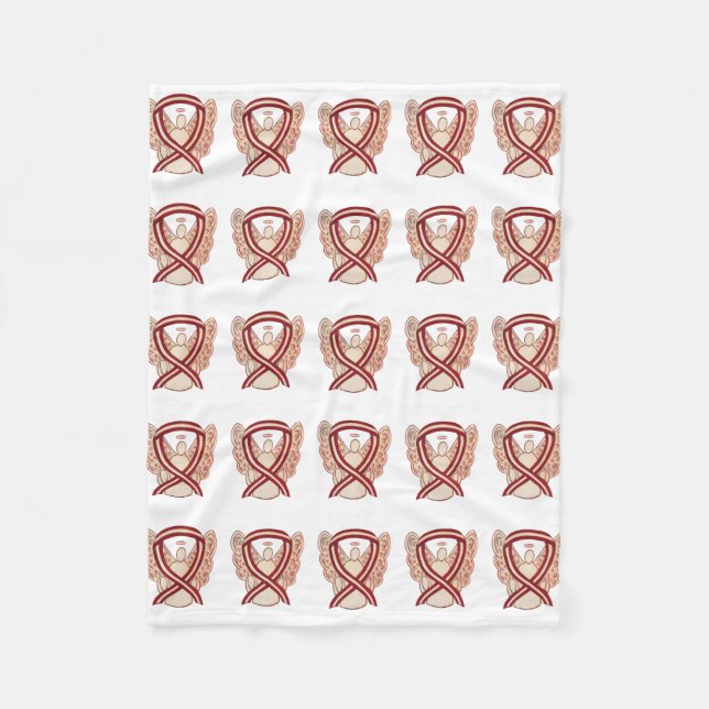 Strupcancer Medvetandeslips Fleecefiltar (Framsidan)