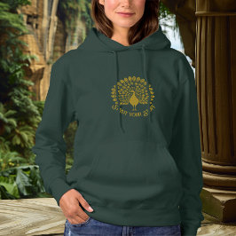 Strut er Peacock Hoodie Saker - Guld Påstående T Shirt
