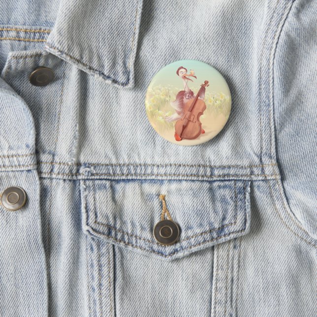 Strutchen spelar Cello Knapp (In Situ)