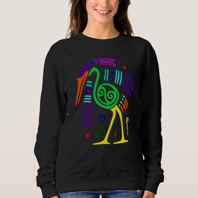 Struts som animaliska Fullt av Färg T Shirt (Framsida)