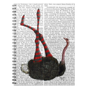 Strutsar med stripe anteckningsbok