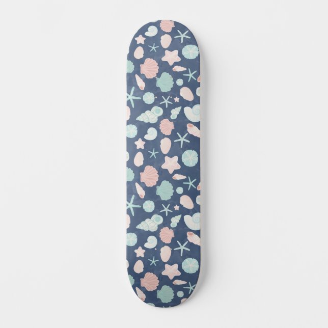 strutsar mönster mini skateboard bräda 18,5 cm (Framsida)