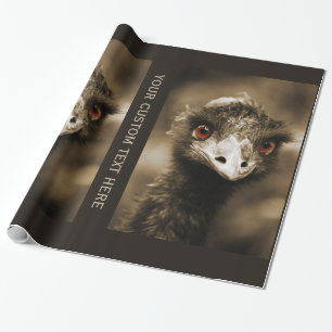 Strutsar Se anpassningsbarnas omslutning pappert Presentpapper