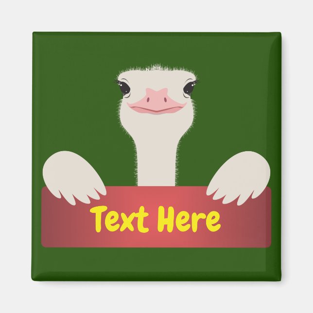 Strutsbanner Magnet (Framsidan)