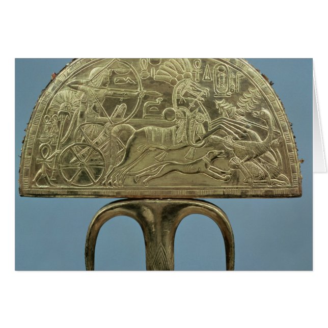 Strutsfåglar fläkt från Grav Hälsningskort (Framsidan Horizontal)