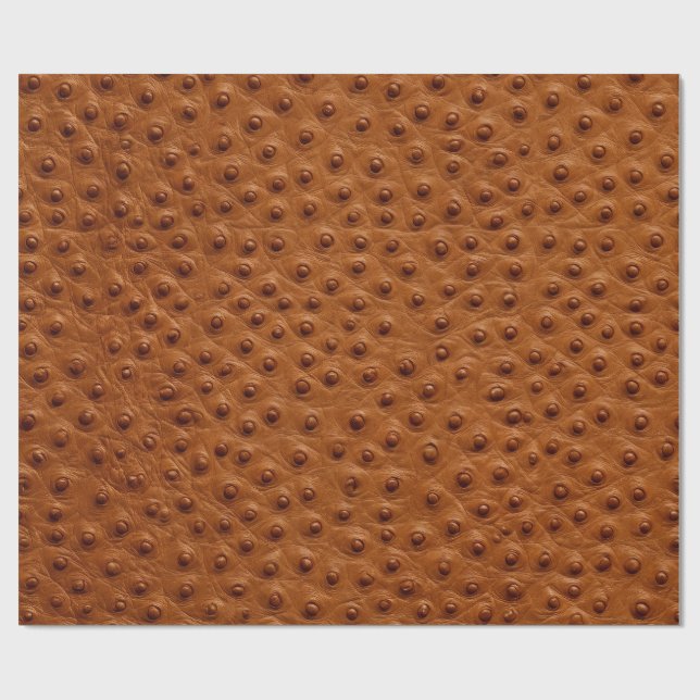 Strutsläder Inpackningspapper Presentpapper (Platt)