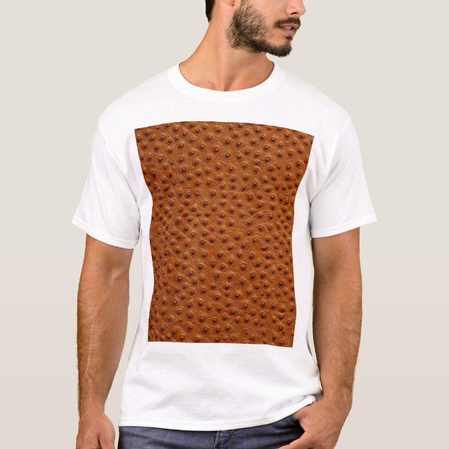 Strutsläder T-Shirt (Framsida)