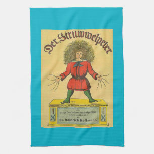 Struwwelpeter Teahanddukar föreställer! Kökshandduk