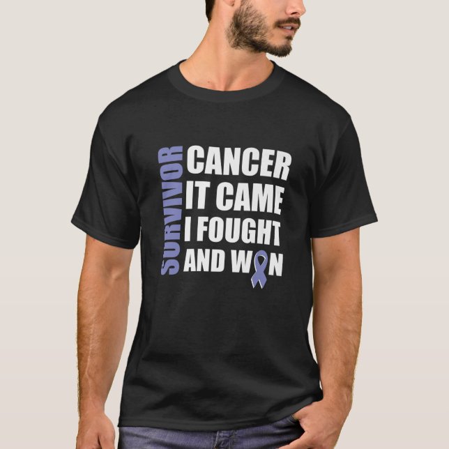 Stryk cancerbekämpning Ribbon T Shirt (Framsida)