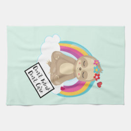 Stryk det inte - Cute Meditating Slot Kökshandduk