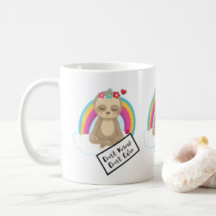 Stryk det inte - Cute Meditating Sloth Kaffemugg