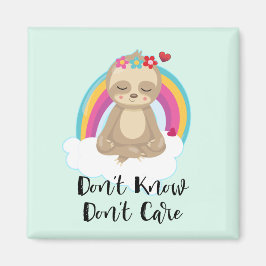 Stryk det inte - Cute Meditating Sloth Magnet
