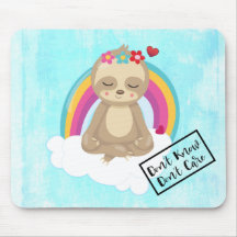 Stryk det inte - Cute Meditating Sloth