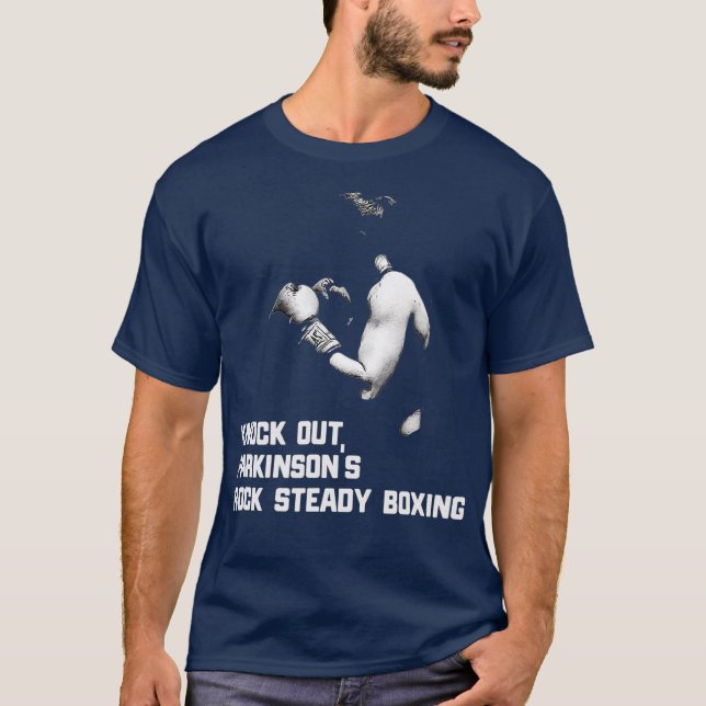 Stryk parkinsons Sten Steady Boxing Gift T Shirt (Framsida)