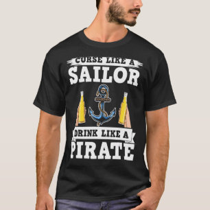 Stryk som en sjörulle som en Pirat-öl. T Shirt