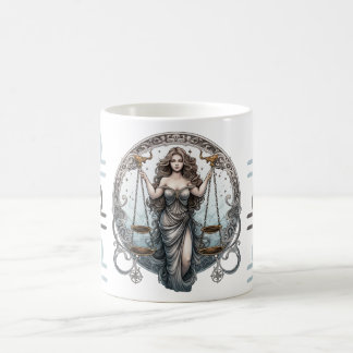 Stryka libra-symbolteckning kaffemugg