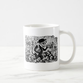 StrykarkattCalavera C. tidigt 1900's Mexico. Kaffemugg