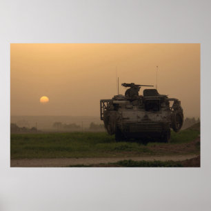 Stryker Infantry Carrier Fordon Poster