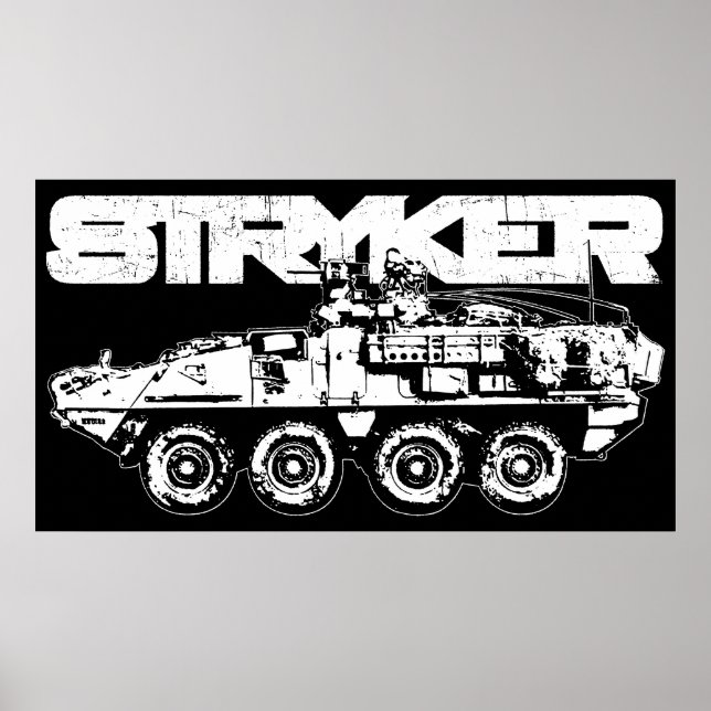 Stryker-utskrift Poster (Framsidan)