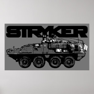 Stryker-utskrift Poster