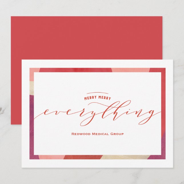 Strykjärnsgräns Julkort (Fram/baksida)