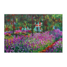 Strykning i Monets Garden Fine Art