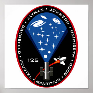 STS 125 - Uppdrag korrigering Poster