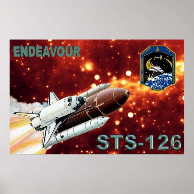 STS 126 Mission Poster (Framsidan)