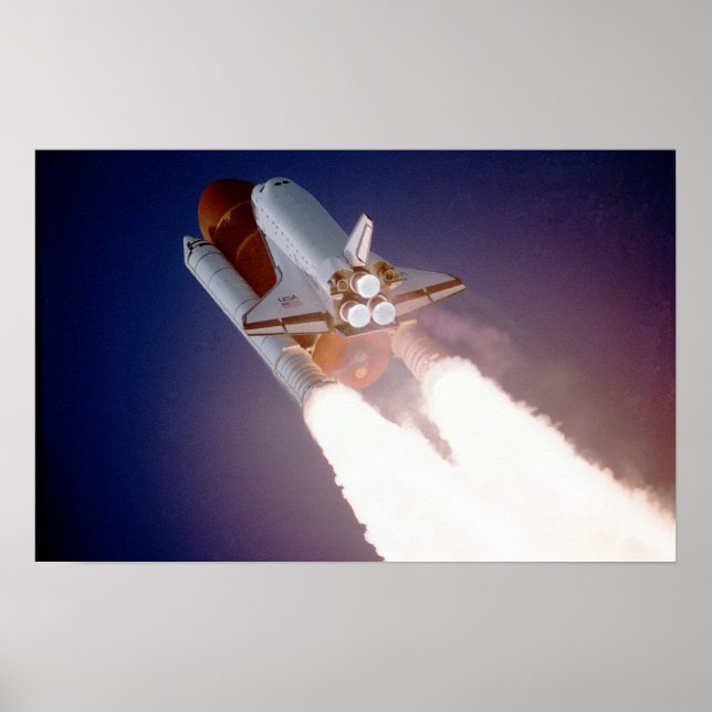 STS-27, Orbiter Atlantis, Liftoff Poster (Framsidan)