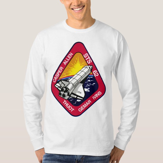 STS-62 UPPDRAG PATCH T SHIRT (Framsida)