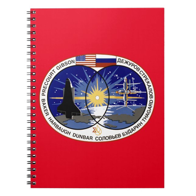 STS-71 ANTECKNINGSBOK (Framsidan)